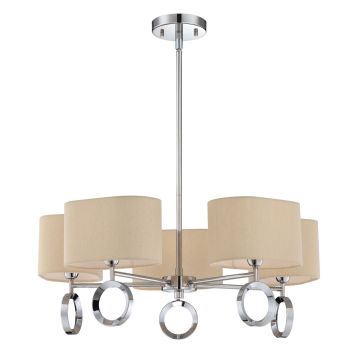 Csillár BROCK QZS-BRK5005C 5x60W/E27 a Quoizel-tól
