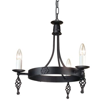 Csillár BELFRY BY3-BLACK 3x60W/E14 a Elstead Lighting-tól