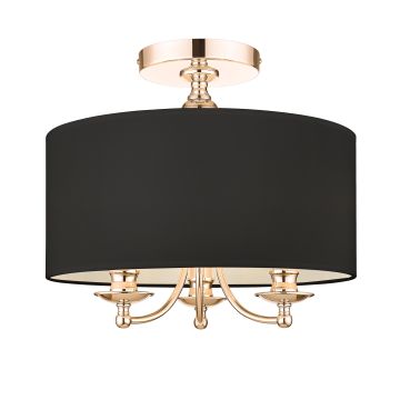 Plafonlámpa ABU DHABI C03480AU-BK 3x40W/E14 a Cosmolight-tól