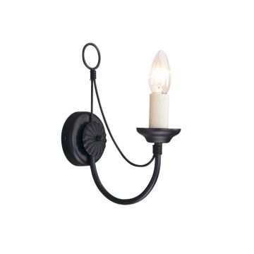 Fali lámpa CARISBROOKE CB1-BLACK 1x60W/E14 a Elstead Lighting-tól