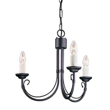 Csillár CHARTWELL CH3-BLACK 3x60W/E14 a Elstead Lighting-tól
