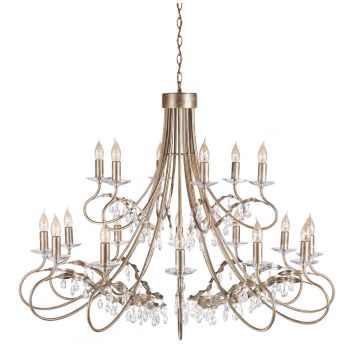 Csillár CHRISTINA CRT18-SIL-GOLD 18x60W/E14 a Elstead Lighting-tól