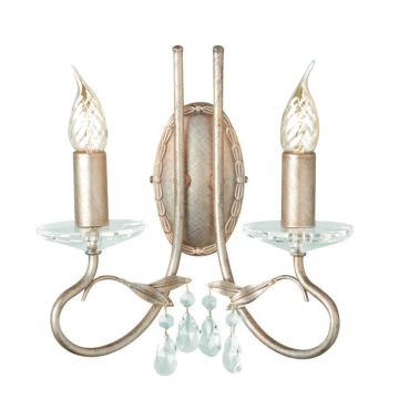 Fali lámpa CHRISTINA CRT2-SILVER-GOLD 2x60W/E14 a Elstead Lighting-tól