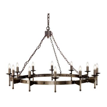 Csillár CROMWELL CW12-OLD-BRZ 12x60W/E14 a Elstead Lighting-tól