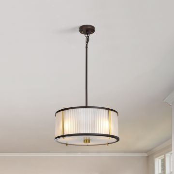 Függőlámpa CORONA DL-CORONA-3P-BAB 3x60W/E27 a Elstead Lighting-tól