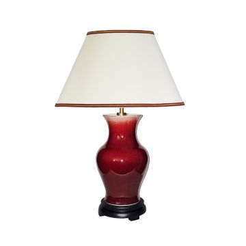 Asztali lámpa Oxblood DL-MAJIN-SMALL-TL-OXB 1x60 W/E27 a Elstead Lighting-tól