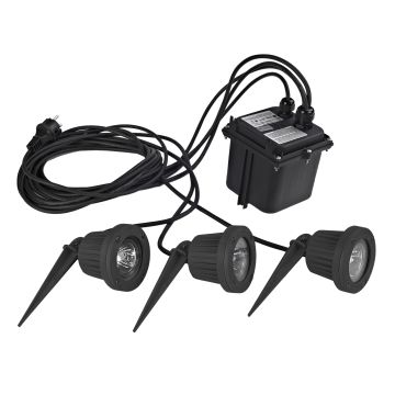 Kerti reflektor FOCUS 113B-G23X1B-02 3x50W/GU5,3/MR16 IP68 a Novolux-tól