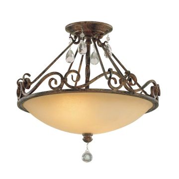 Süllyesztett mennyezeti lámpa Chateau FE-CHATEAU-SF 2x60W/E27 a Feiss-tól