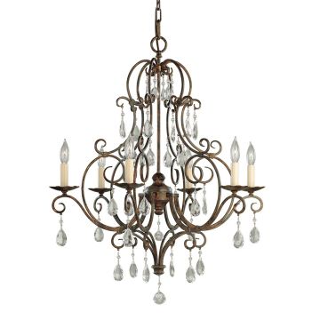 Csillár Chateau FE-CHATEAU6 6x60W/E14 a Feiss-tól
