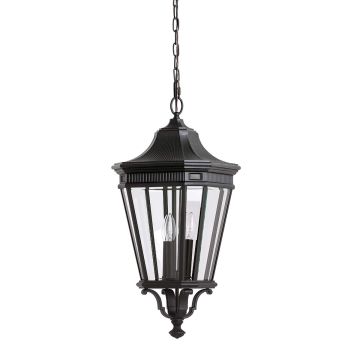 Függőlámpa COTSWOLD LANE FE-COTSLN8-L-BK 3x60W/E14 IP23 a Feiss-tól