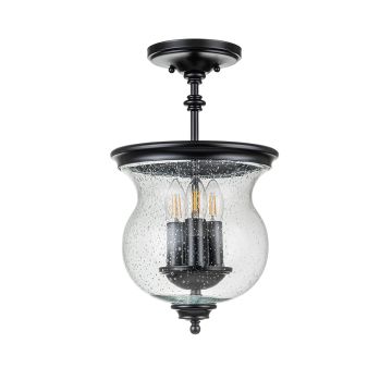 Plafonlámpa Pickering Lane FE-PICKERING-LANE-SF-BLK 3x40 W/E14 a Feiss-tól