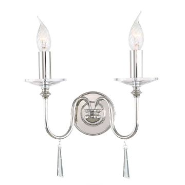 Fali lámpa FINSBURY PARK FP2-POL-NICKEL 2x60W/E14 a Elstead Lighting-tól