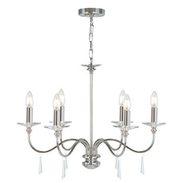 Csillár FINSBURY PARK FP6-POL-NICKEL 6x60W/E14 a Elstead Lighting-tól