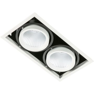 Beépíthető spotlámpa VERTICO GL7108-2/2X18W 4000K WH+BL 2x18W/LED 3045LM IP20 a Italux-tól