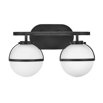 Fali lámpa Hollis HK-HOLLIS2-O-BK-BATH 2x60W/E14 IP44 a Hinkley-tól