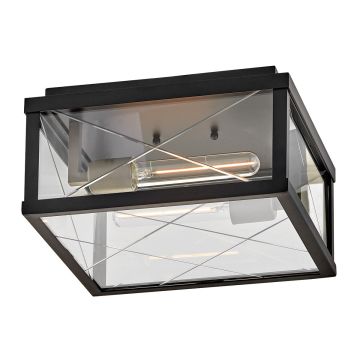 Plafonlámpa Monte HK-MONTE-F-BK 2x40W/E27 ip44 a Hinkley-tól