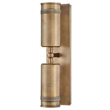 Fali lámpa Pratt HK-PRATT-2LT-SPOT-HB 3000K 2x8W/GU10 560lm ip44 a Hinkley-tól