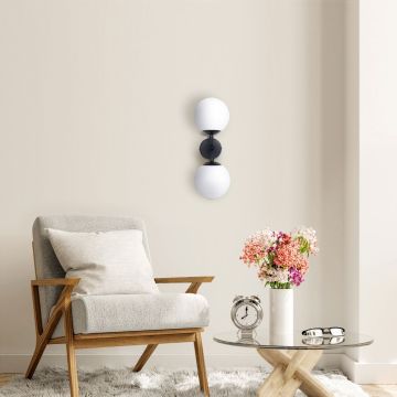 Fali lámpa Dorado LP-002/2W BK 2x40W/E14 IP20 a Light Prestige-tól