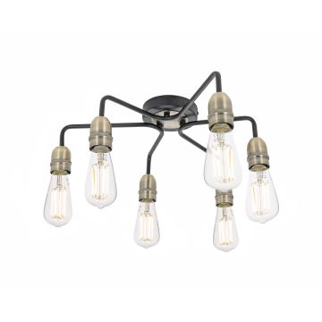 Plafonlámpa Kiefer KIE0622 6x60w/e27 ip20 a Dar Lighting-tól