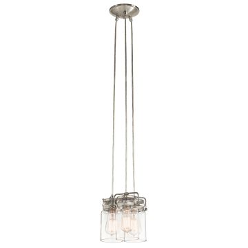 Függőlámpa BRINLEY KL-BRINLEY3-NI 3x60W/E27 a Kichler-tól