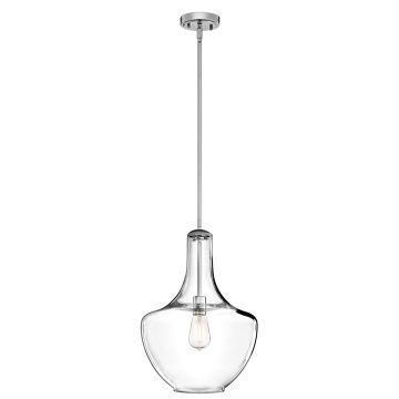 Függőlámpa EVERLY KL-EVERLY-P-M-CH 1x60W/E27 a Kichler-tól