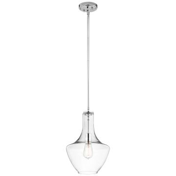 Függőlámpa EVERLY KL-EVERLY-P-S-CH 1x60W/E27 a Kichler-tól