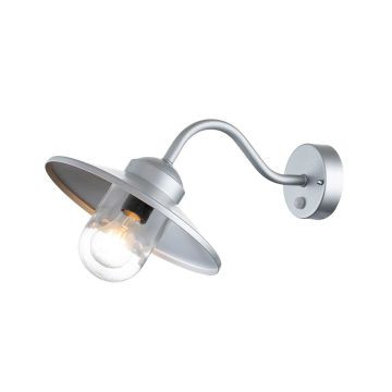 Fali lámpa Klampenborg KLAMPENBORG-PIR-SIL 1x60W/E27 IP44 a Elstead Lighting-tól