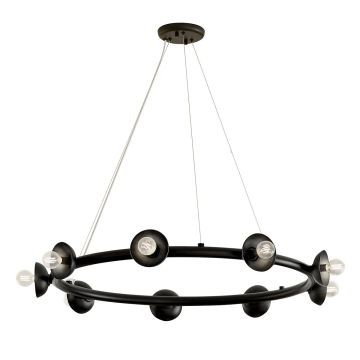 Csillár Palta KL-PALTA9-BK 40W 9x40W/E14 a Kichler-tól