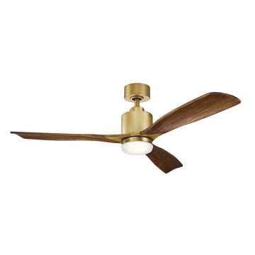Ventilátor Ridley II KLF-RIDLEY2-52-NB 3000K 1x14W/LED 1300 lm IP20 a Kichler-tól