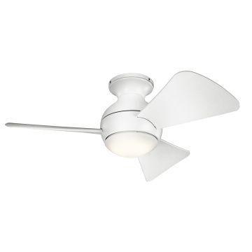 Ventilátor Sola KLF-SOLA-34-WHT 3000K 1x10W/LED 1116 lm IP23 a Kichler-tól