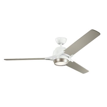 Ventilátor Zeus KLF-ZEUS-60-WHT 3000K 1x10W/LED 1116 lm IP20 a Kichler-tól