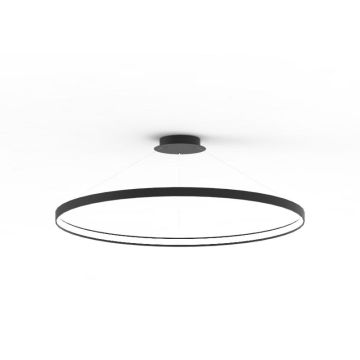 Függőlámpa CIRCLE LA0722/1 - BK 3000K 1x70W/LED 7820LM a Zuma Line-tól