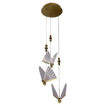 Függőlámpa Mariposa LP-1715/3P 3000K|4000K|6000K 3x24W/LED IP20 a Light Prestige-tól