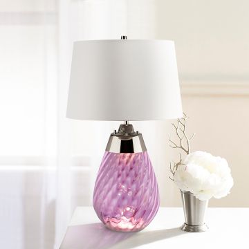 Asztali lámpa LENA SMALL LENA-TL-S-PLUM-OWSS 1X7W/GU10+1x60W/E27 a Elstead Lighting-tól