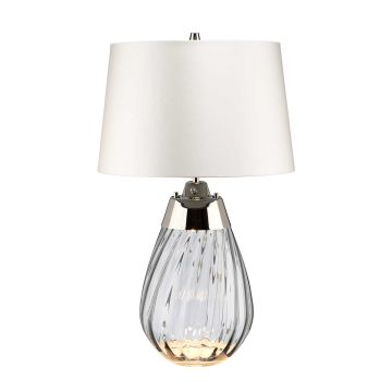 Asztali lámpa LENA SMALL LENA-TL-S-SMOKE-OWSS 1X7W/GU10+1x60W/E27 a Elstead Lighting-tól