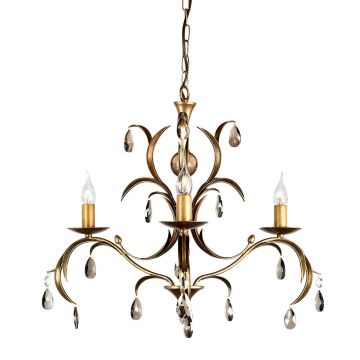 Csillár LILY LL3-ANT-BRZ 3x60W/E14 a Elstead Lighting-tól