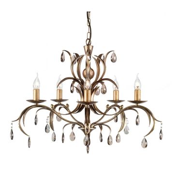 Csillár LILY LL5-ANT-BRZ 5x60W/E14 a Elstead Lighting-tól