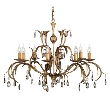 Csillár LILY LL8-ANT-BRZ 8x60W/E14 a Elstead Lighting-tól