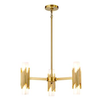 Csillár Marvele MARVELE6-AB-OPAL 40W 6x40W/E14 a Elstead Lighting-tól