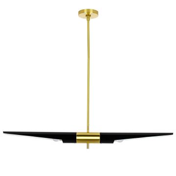 Függőlámpa APOLLO MD21419-2M.BLACK.GD 2x40W/E27 IP20 a King Home-tól