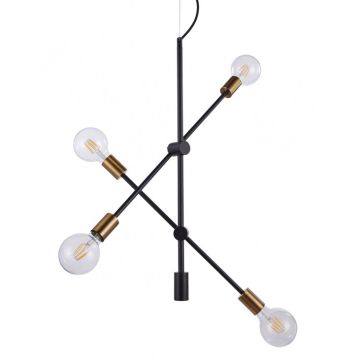 Függőlámpa EDMOND MD-BR-262002-D4-G/B 4x60W/E27 a Italux-tól
