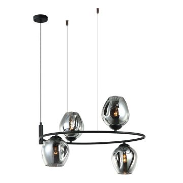 Függőlámpa ROXANE MDM-4046-4 BK+SG 4x40W/E27 IP20 a Italux-tól