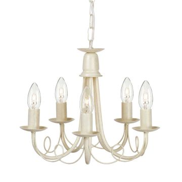 Csillár MINSTER MN5-IV-GOLD 5x60W/E14 a Elstead Lighting-tól