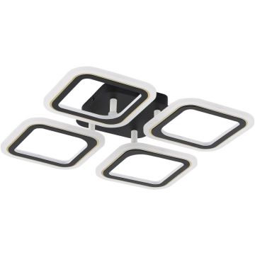 Plafonlámpa STELLAR MS232040R-BK 3000-6000k 4x30W/LED 2600lm a Zuma Line-tól