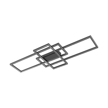 Süllyesztett mennyezeti lámpa ERVI MX7907-3B-3BT 2700K-6000K 57W 1x57W/LED 6600lm a Zuma Line-tól