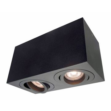 Felületi spotlámpa Lyon LP-5881/2SM BK 2x50W/GU10 IP20 a Light Prestige-tól