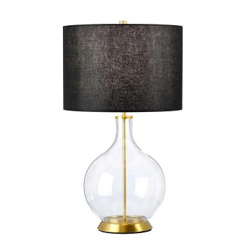 Asztali lámpa Orb ORB-CLEAR-AB-BLK 1x60W/E27 a Elstead Lighting-tól