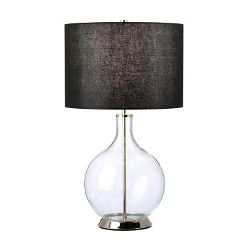 Asztali lámpa Orb ORB-CLEAR-PN-BLK 1x60W/E27 a Elstead Lighting-tól