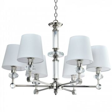 Csillár DOHA P06285 WH NI 6x40W/E14 IP20 a Cosmolight-tól