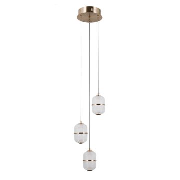 Függőlámpa Alani PND-34375-3-HBR 3000K 15W 3x15W/LED 1170lm a Italux-tól